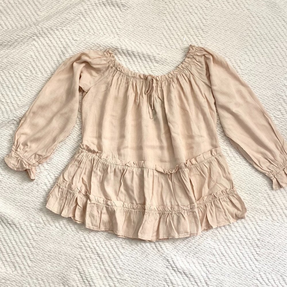 Cozy Casual Off the Shoulder Top, Medium, NWT